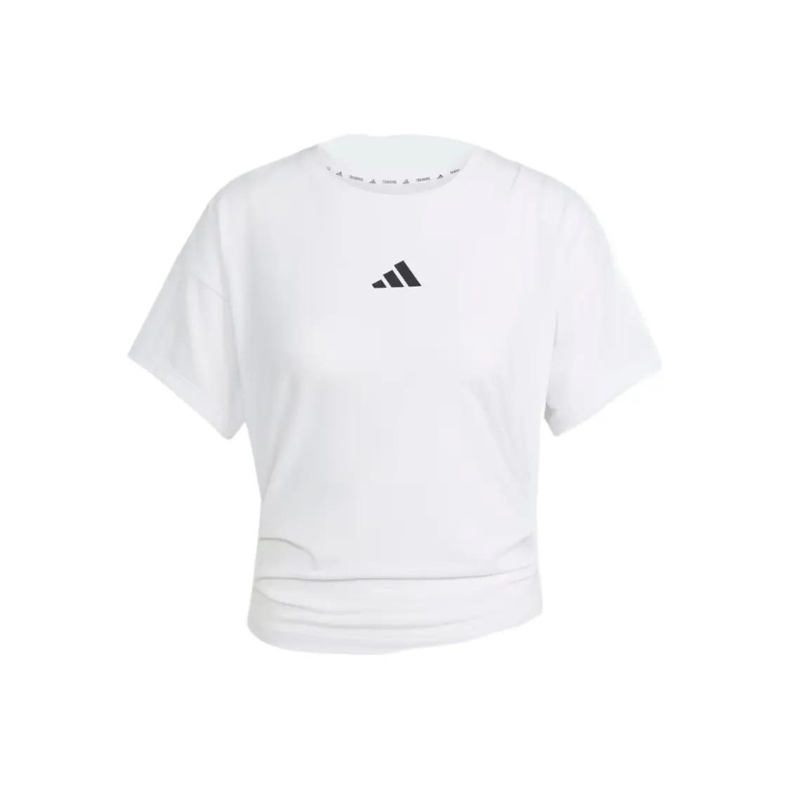 adidas PowerClimacool Drop Shoulder Sleeve T-Shirt Women s White M