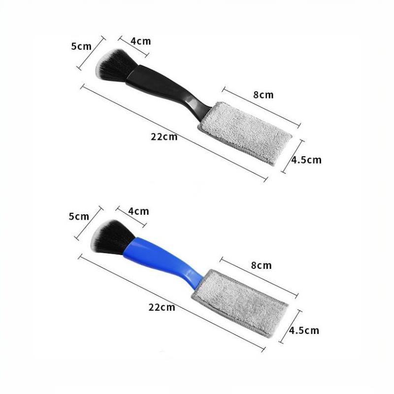 Lightweight Double Head Guitar Fingerboard Cleaning Brush 1PC Portable Dust Remover for Outdoor Gig Guitar Care