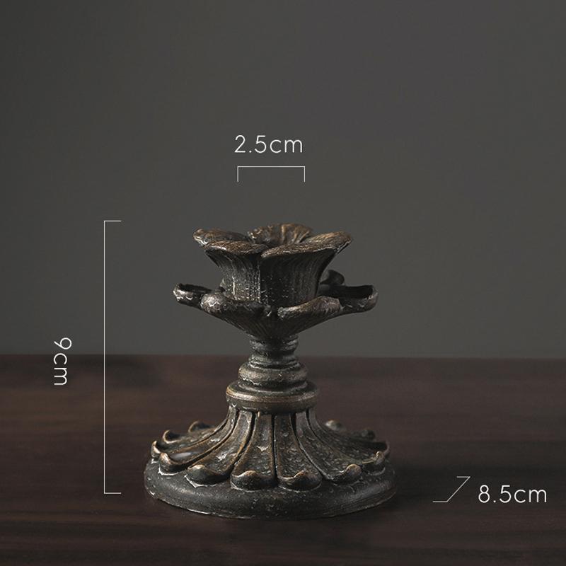 

Европейский винтажный подсвечник для украшения дома, гостиной, готический подсвечник для свадеб, центральный элемент для чайных свечей