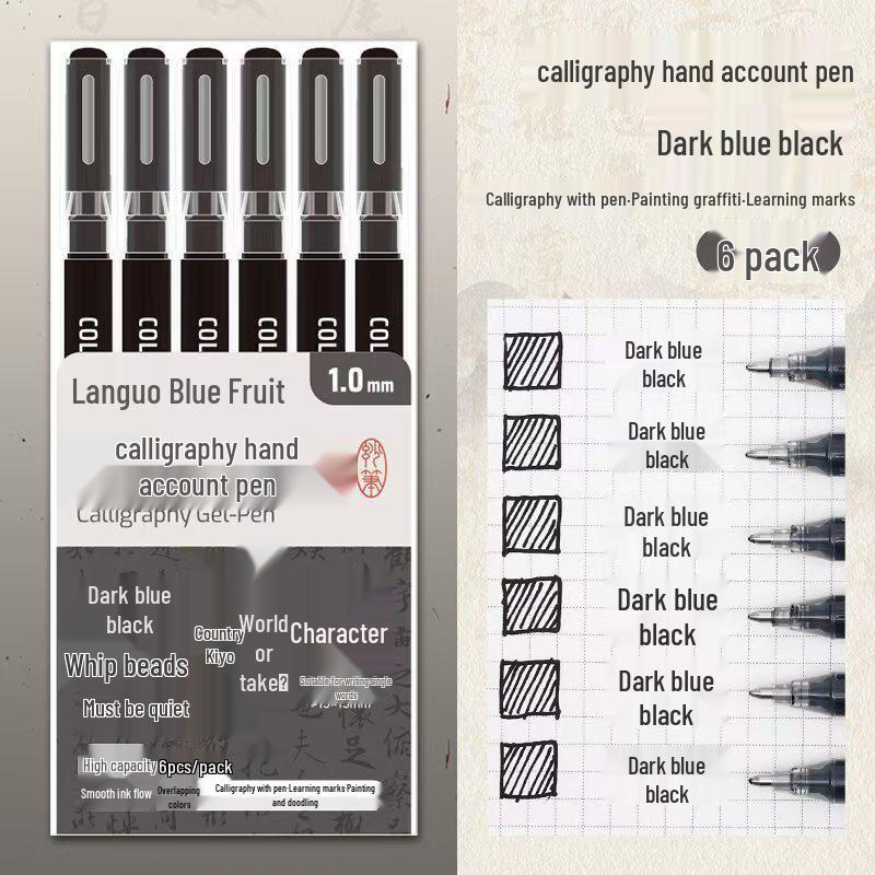 Pix Marker Chinezesc Albastru Fructat pentru Caligrafie și Evidențiere pentru Studenți și Copii