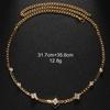 New Elegant Boho Square Forehead Chain Headband Hair Decoration Fashion Gift Indian Rhinestone Head Chain Princess Jewelry Gift