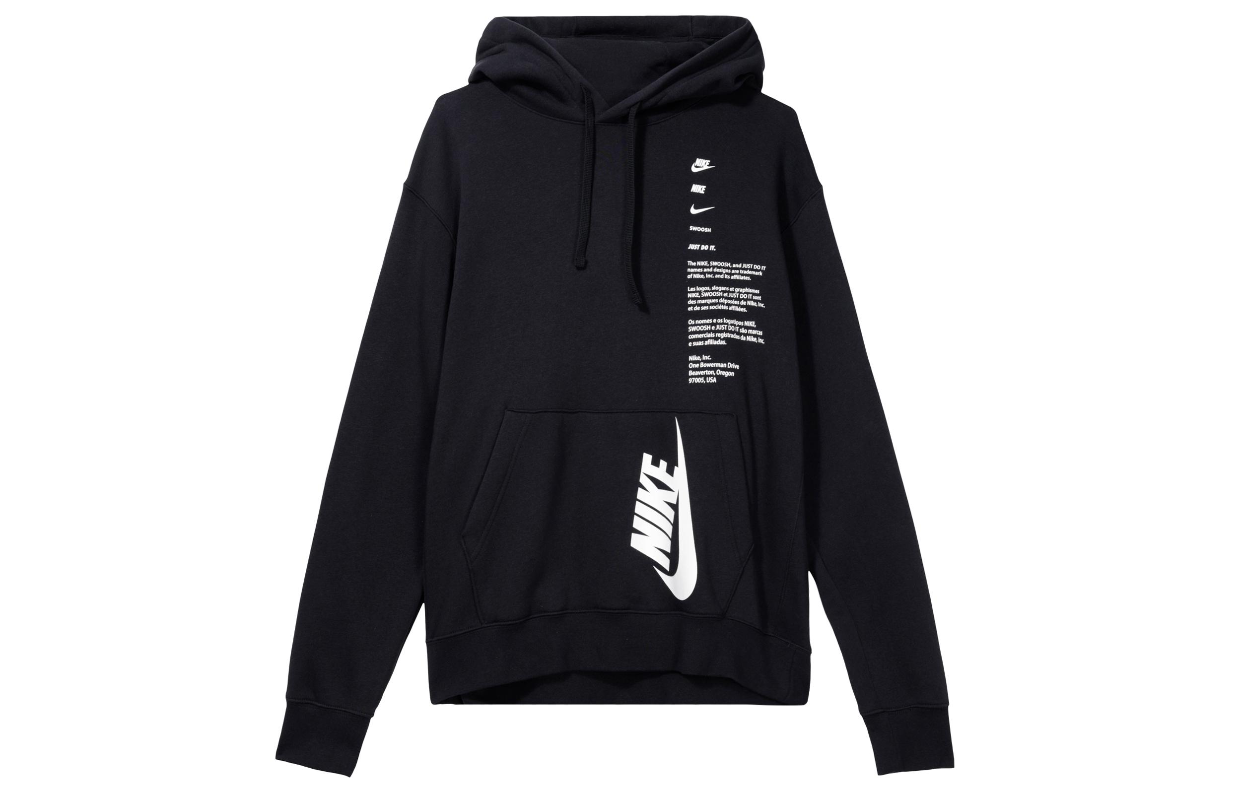 Nike Sweatshirts Men s Black Hooded Moderate Other DQ5153-010 M