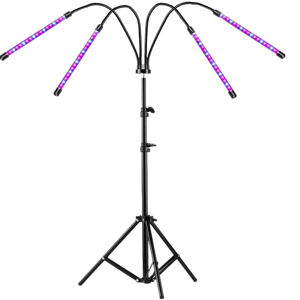 Tripod LED Grow Light with USB Timer & Remote Control