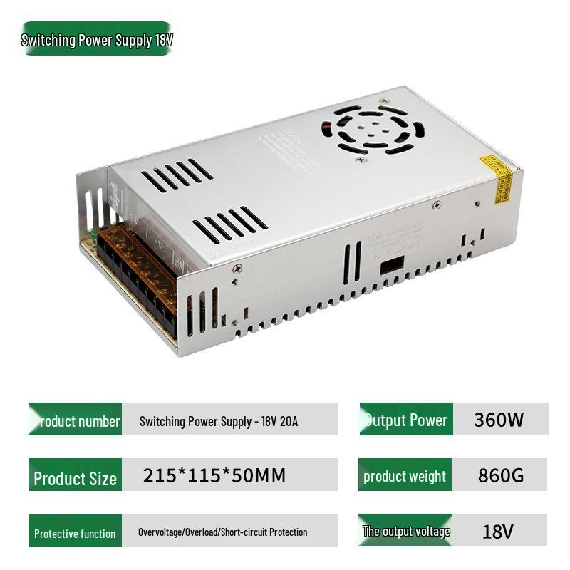 18V 10A 180W Constant Voltage Switching Power Supply for CNC and Monitor