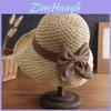 Paper Straw Wide Brim Sun Hat For Women Foldable Casual Summer Sun Protection Accessory