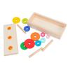 10 Rings Puzzle Game Wooden Tower rly Educational Logic Thinking Block Game Toy for Kids