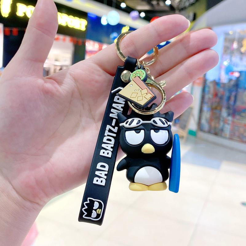 Authentischer Hello Kitty Schlüsselanhänger Silikon Niedliches Cartoon-Accessoire Für Geschenke Und Taschen