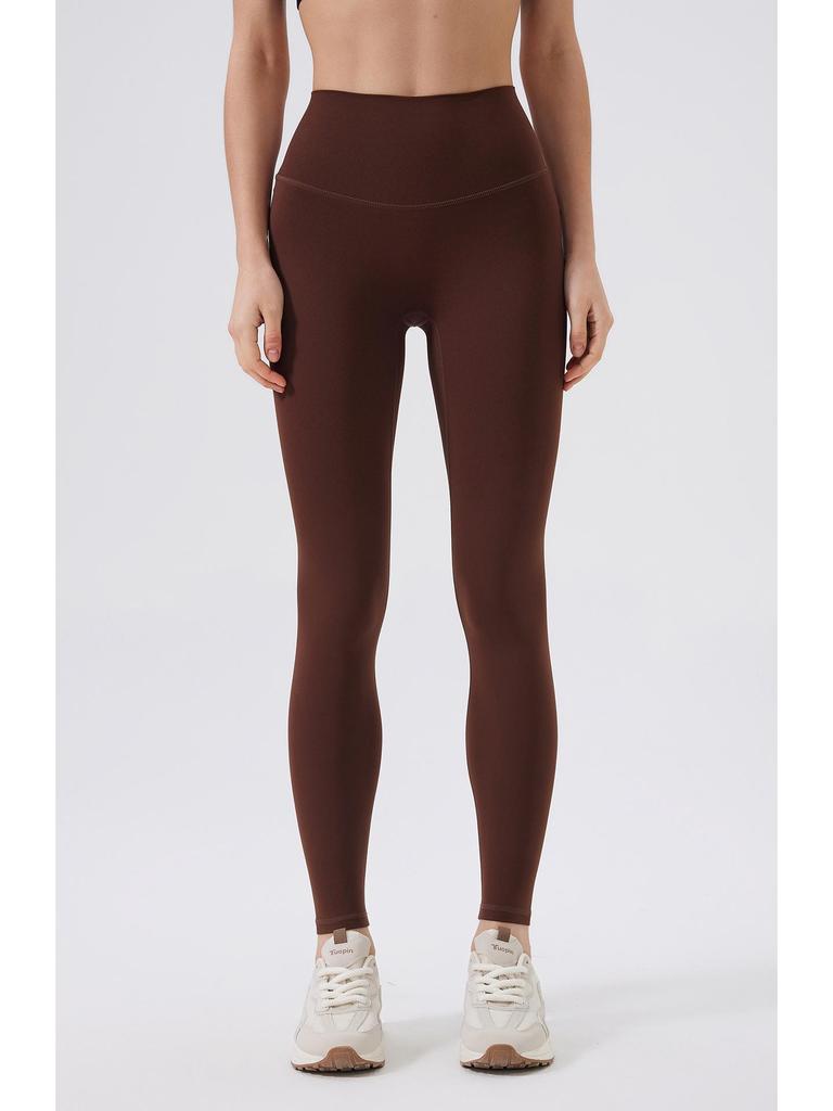 Nude Feel High-Waisted Butt-Lifting Yoga Pants: Brushed Slimming Sports Leggings for Women
