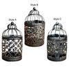 Metal Hanging Birdcage Candle Holder Decorative Candle Lantern Hollow Out Centerpiece for Indoor Outdoor Party Wedding Decor