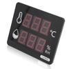 Termometer Hygrometer Temperatur Fuktighetsmätare LED Digital Display