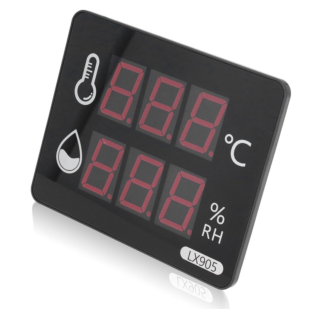Termometer Hygrometer Temperatur Fuktighetsmätare LED Digital Display