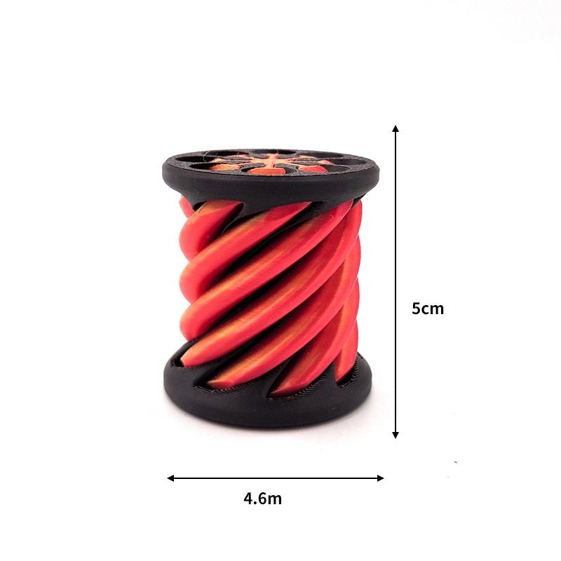 New 3D Print Intelligent Development Spiral Cone Toy Vent Spiral Line Visual Illusion Rotating Toy Creativity Restless Hot Sell