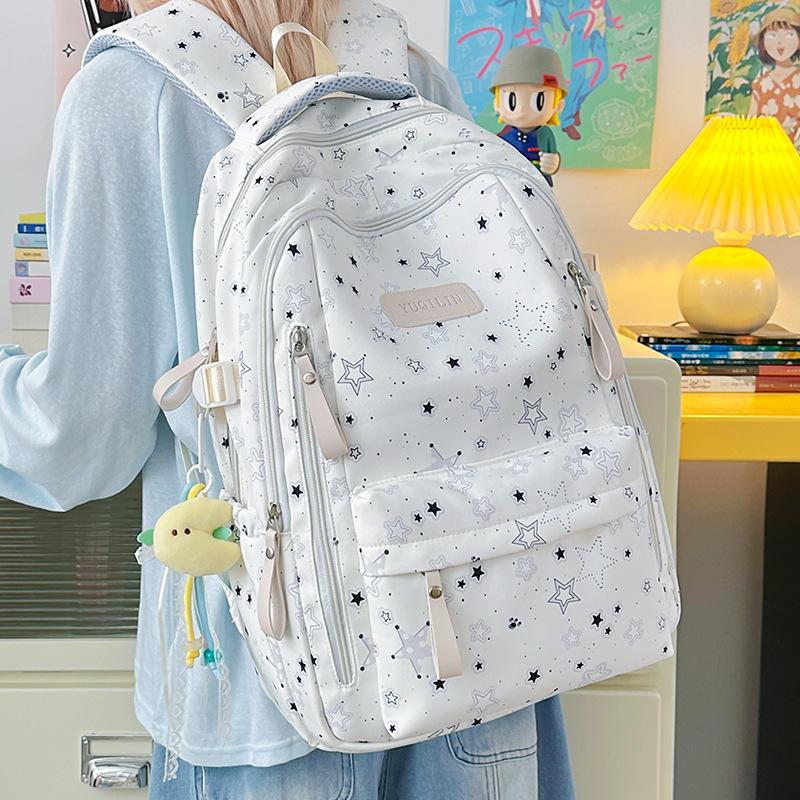 Schultasche Koreanische Version ins Hochwertiger Rucksack Mittelschule College-Student Schultasche Lässiger kleiner frischer süßer Rucksack mit großem Fassungsvermögen