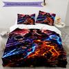 Naruto Battle Print Flannel Blanket, Soft Warm Lightweight Throw Blanket for Living Room,Sofa Bed Camping Office