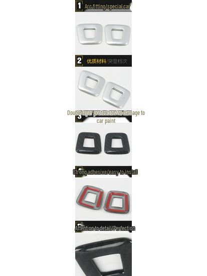 17 5 Series Dashboard Air Outlet Decorative Sticker for Front Upper Console