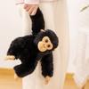 Cute 20Cm Long-Legged Monkey Doll Plush Toys Black Monkey Stuffed Pendant Cushion Doll Ornaments Children'S Birthday Gifts