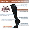 Compression Knee-high Socks Set for Running and Sports - Graduated Support, Multiple Pairs (3/4/6/8)