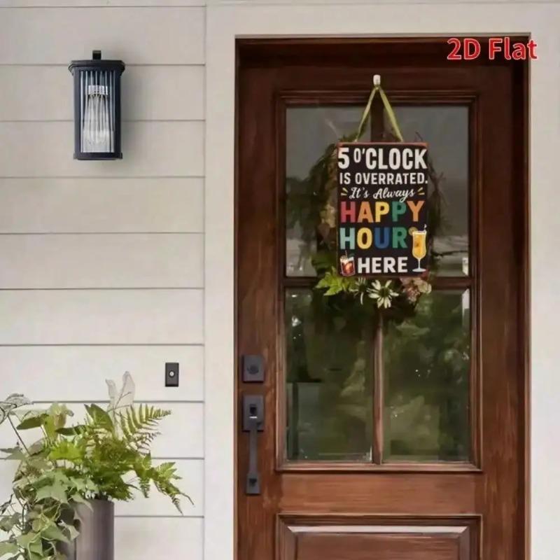 Metal Wall Art Apple Basket with Faux Fruit Kitchen Table Decor Farmhouse Halloween Checkered Liner