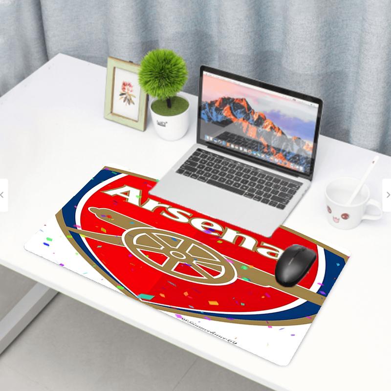 Arsenal F.C Print Muismat, Antislip Bureau Toetsenbordmat, voor PC Laptop Gaming Werken Dagelijks Gebruik, Koel Festival Verrassingscadeau