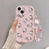 Cute Hello Kitty Chain Bracelet Casing For Huawei Honor 600 400 Lite Pro X9B X8C X8B X8A X9D X7D X7B X7A X6B X6C 90 Lite 5G Case