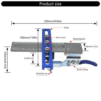 Aluminium Cabinet Door Fastener Woodworking Cabinet Door Installation Jig Cabinet Closet Door Quick Positioning Tool