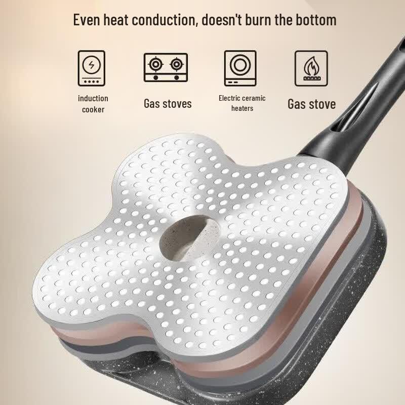 SUPOR 3-Hole Non-Stick Breakfast Frying Pan