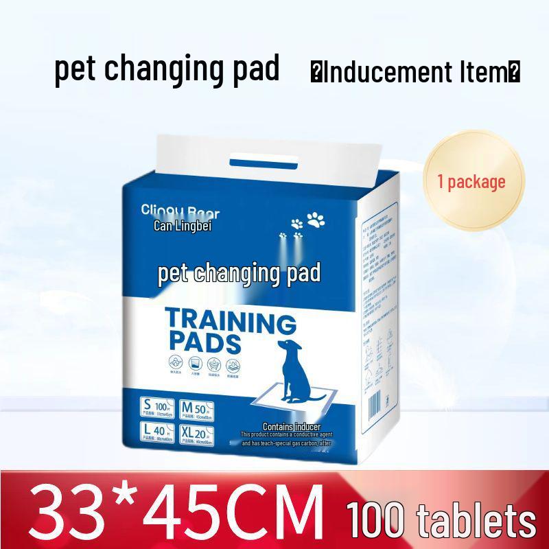 Absorbent Training Pads for Dogs & Cats - Attractant Pet Diapers & Whelping Pads