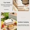 Fast Heating USB Heated Lunch Box Wireless Cordless Food Warmer Electric Lunch Box  Travel Meals