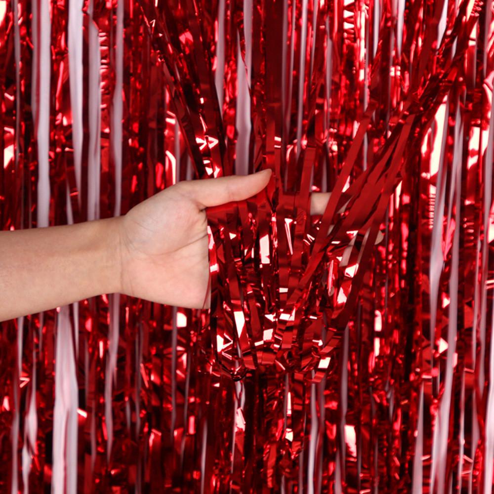 4 Bright Meter Shiny Rain Curtain For Captivating Party Decor And Displays Holiday