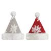 Family ChristmasSanta Hat Soft Snowflake Plush Hat Festival Costume Party NoelHat New Year Christmas Home Decoration