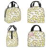 Cute Kiiroitori Pattern Rilakkuma Insulated Lunch Bag for Kids School Cooler Thermal Food Box Tote Lunch Boxes Container