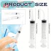 4-piece Set of 0.17 Oz Plastic Syringes for Dispensing Liquid Samples, Precise Dosing, Unscented,