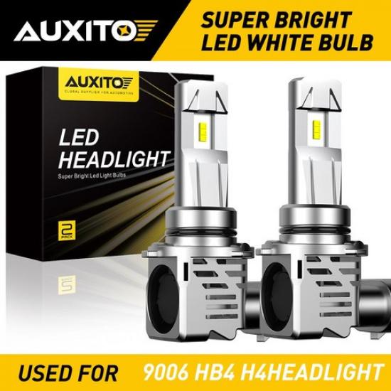 2x AUXITO 9006 HB4 LED Headlight Bulb Low Beam 24000LM 200W 6500K White M3 EXC
