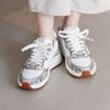 Genuine Leather Cushion HIMIKO Himiko Combination Design Sneakers 607005 Gray 225