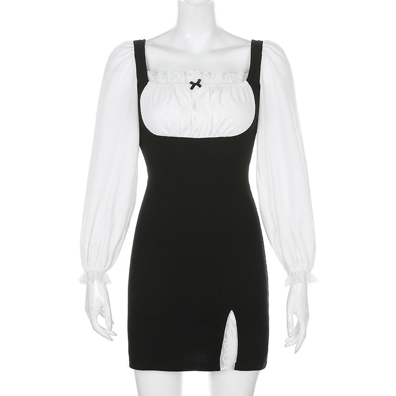 aesthetic korean bodycon dress Korean Bodycon Dress