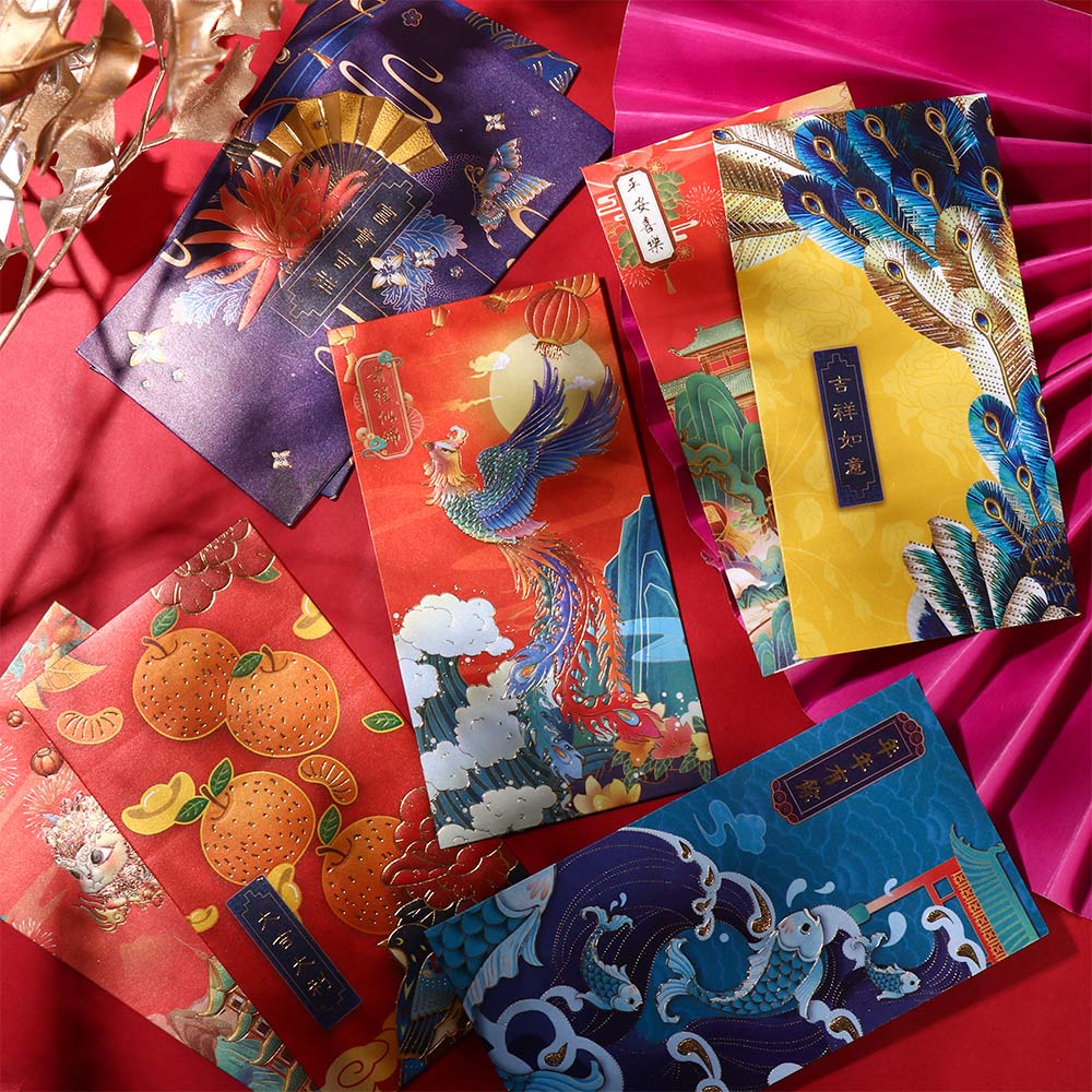 Money Spring Festival Decoration Blessing Red Envelope Red Pocket Chinese New Year Bless Pocket