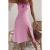 Colorful pullover sleeveless suspender ladies dress, elegant and versatile women's long skirt for beach vacation