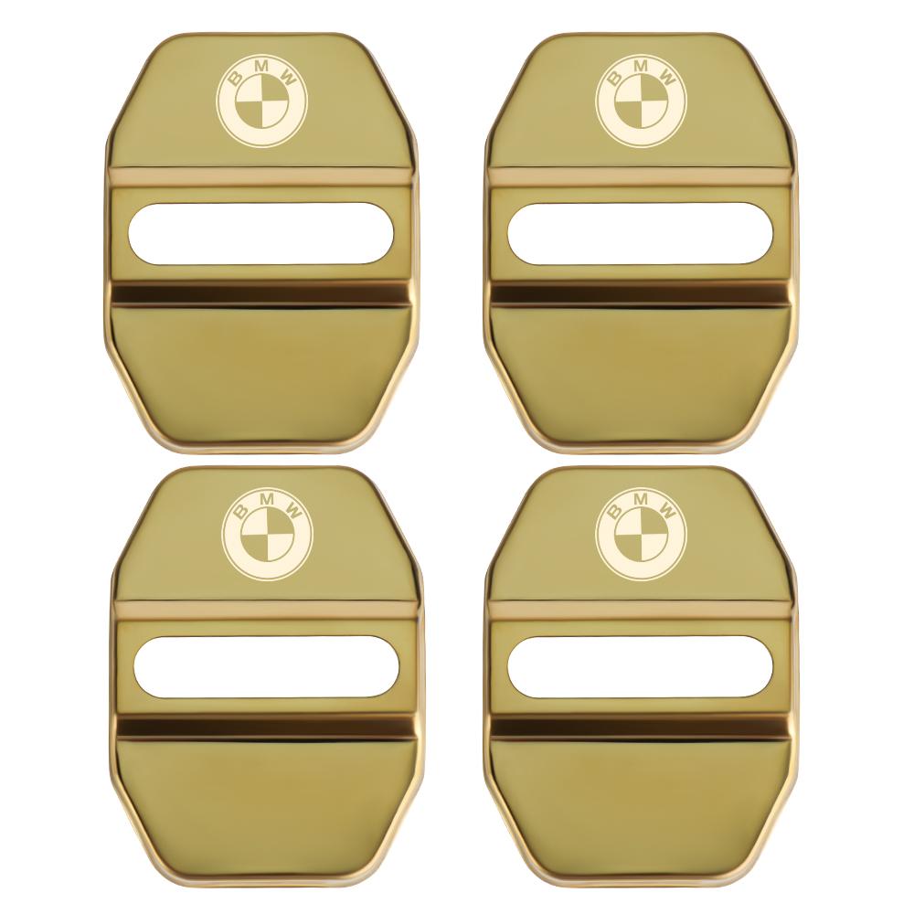 vbjly8 4PCS Car Door Lock Cover Sticker For BMW 1 3 5 7 Series M M3 M5 F20 E60 F30 F34 F32 F31 F48 E28 E30 E34 E36 E39 E46 Accessories