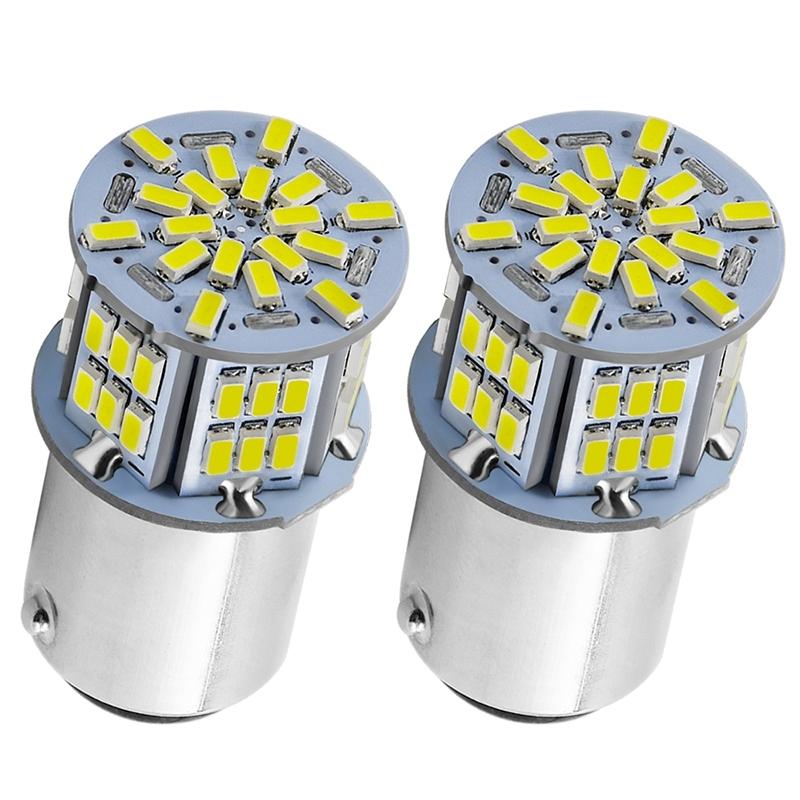 AA92-1157 LED Bulb White 54SMD 1080 Lumens, 7528 2357 2057 LED Light Bulbs For Brake Tail Running Parking Backup Light