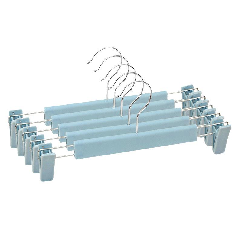 Nordic Windproof Frosted Pants Rack with Clips - Integrated Hanger for Drying and Storing Pants In Dormitory or Home
