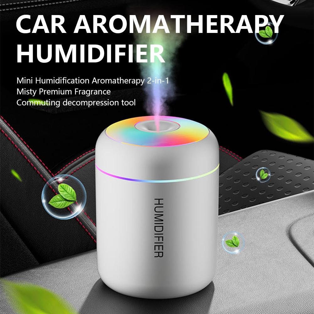 Mini Air Humidifier Usb Aroma Diffuser Essential Oil Purifier Cool Mist Sprayer Home Bedroom LED Desktop humidificador