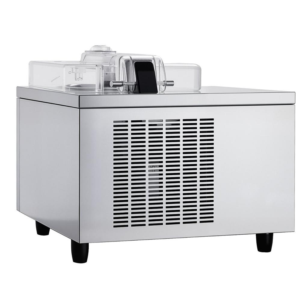 Commercial Hard Ice Cream Machine, 500W 5L Per Hour, Gelato Hard Serve Ice Cream Maker with 2.8L 304 Stainless Steel Cylinder, Auto Clean LED Panel
