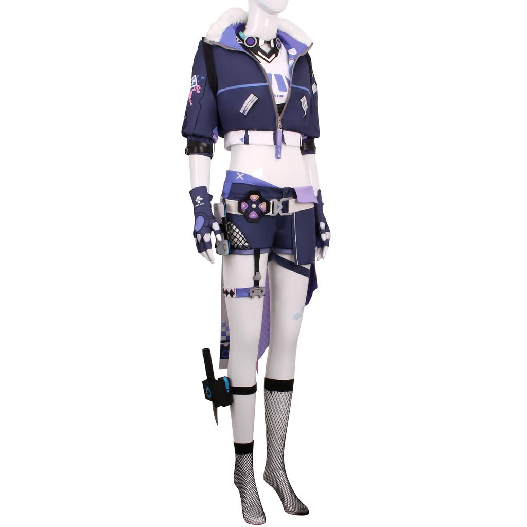 Collapse Star Dome Railway Cos Silver Wolf Cosplay Clothes Game Anime Stage Performance Silver Wolf Cosplay Clothes