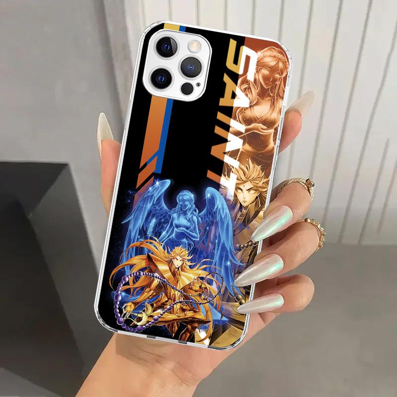 Anime Saint Seiya Phone Case for Iphone 17 Air 16 15 Plus 14 13 Mini 12 11 Pro Max 16E 7 8 SE 2020 Soft Funda Print Shell 16 15