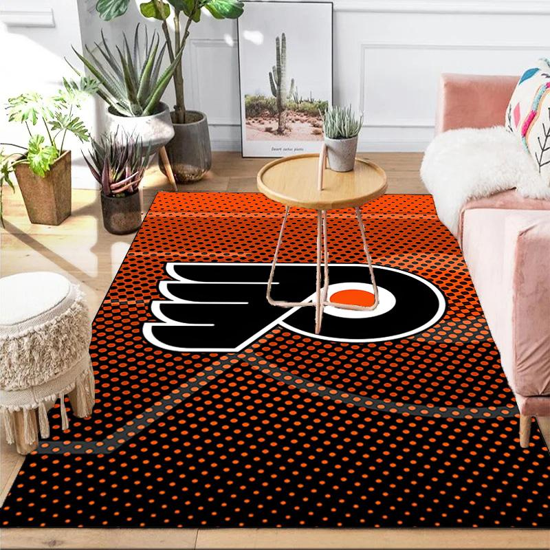 Flyers Hockey Team Area Rug Suitable for Indoor And Outdoor,Carpets for Kitchens, Homes, Offices, Living Rooms,Home Decor,Christmas Gift