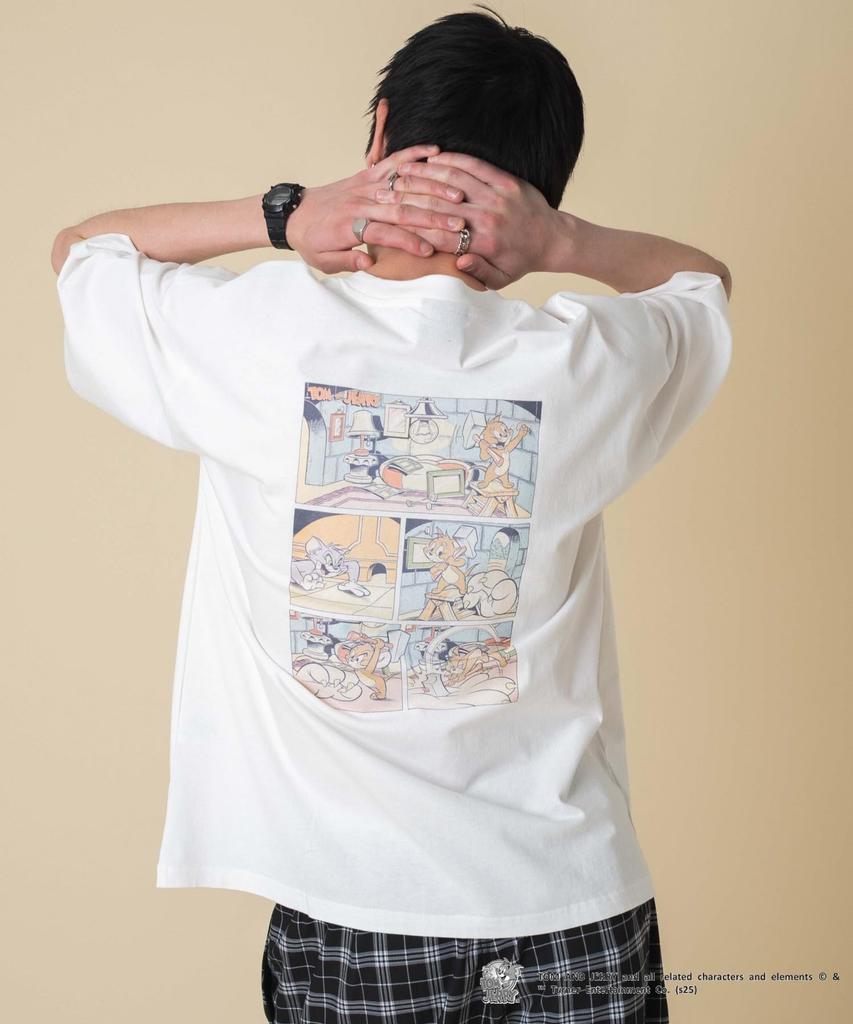 WEGO TOM&JERRY Graphic T-Shirt (S), Men's, Size L, Pattern 7