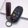 Key Fob Cover for Volvo XC90 XC70 S60 S80 V70 with Keychain Anti-Scratch Guard Shockproof Protection Soft Grip Texture Responsive Button Touch