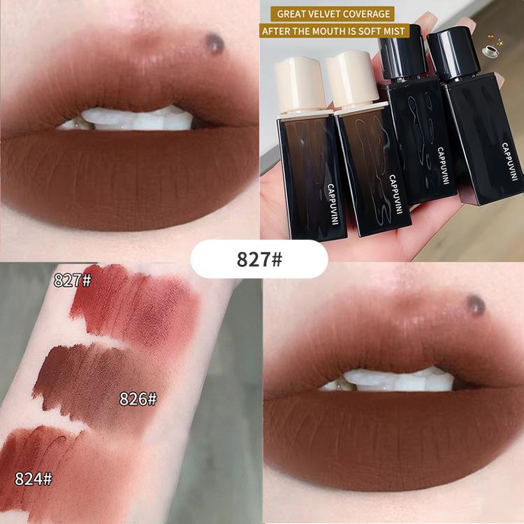 CAPPUVINI Matte Velvet Lip Balm Mashed Potato Texture Available In 6 Colors