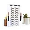Magnetic Natural False Eyelashes Eyeliner Liquid Tweezer Set Reusable 3D Magnets Fake Eye Lashes Makeup Tool