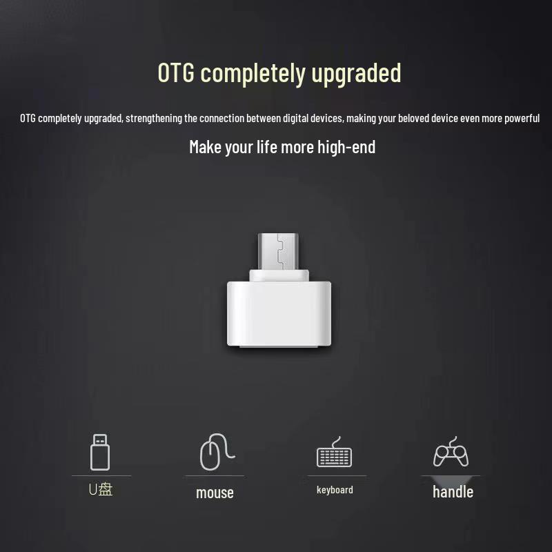 Micro USB OTG Adapter: USB 2.0 Female to Micro USB Converter & Card Reader